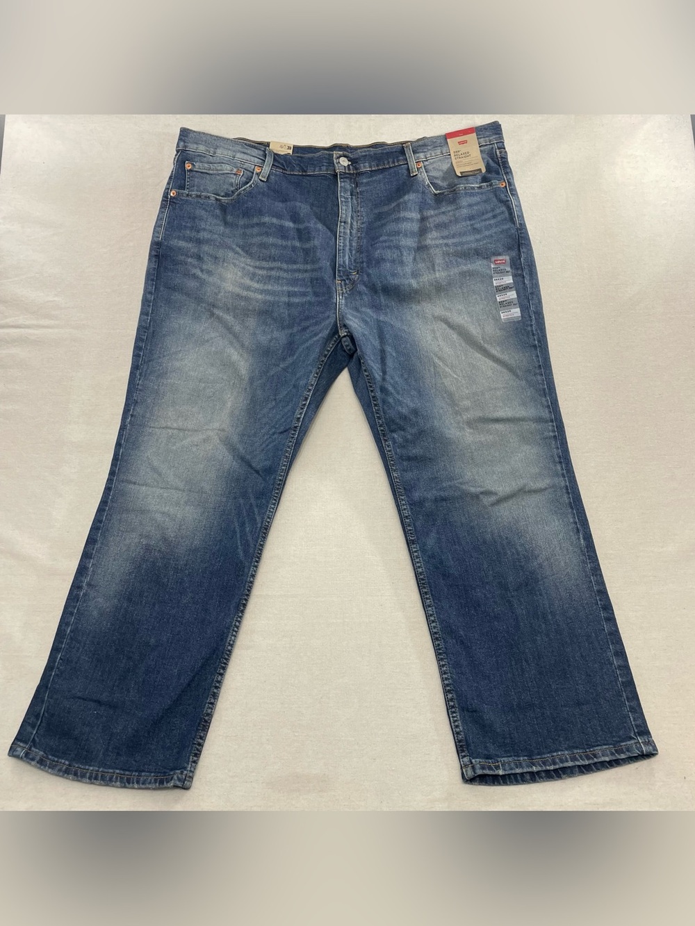 NWT Levi's 559 Men's Relaxed Straight Denim Jeans Sz. 46W x 29L NEW Stretch
